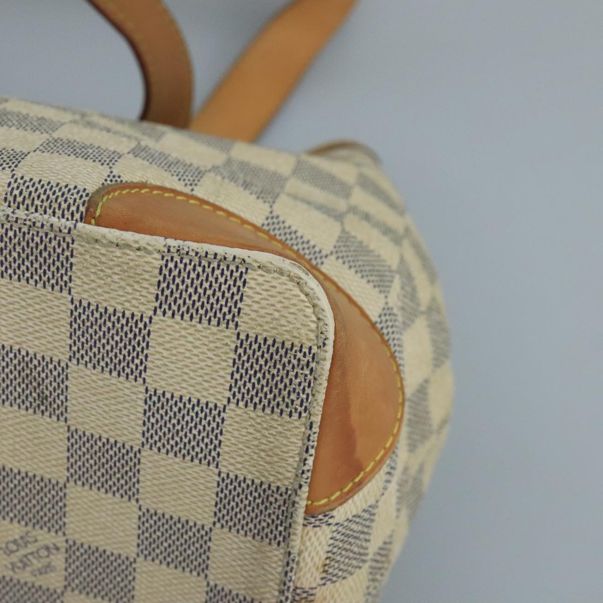 LOUIS VUITTON Damier Azur Hampstead PM Tote Bag N51207 LV bs21697