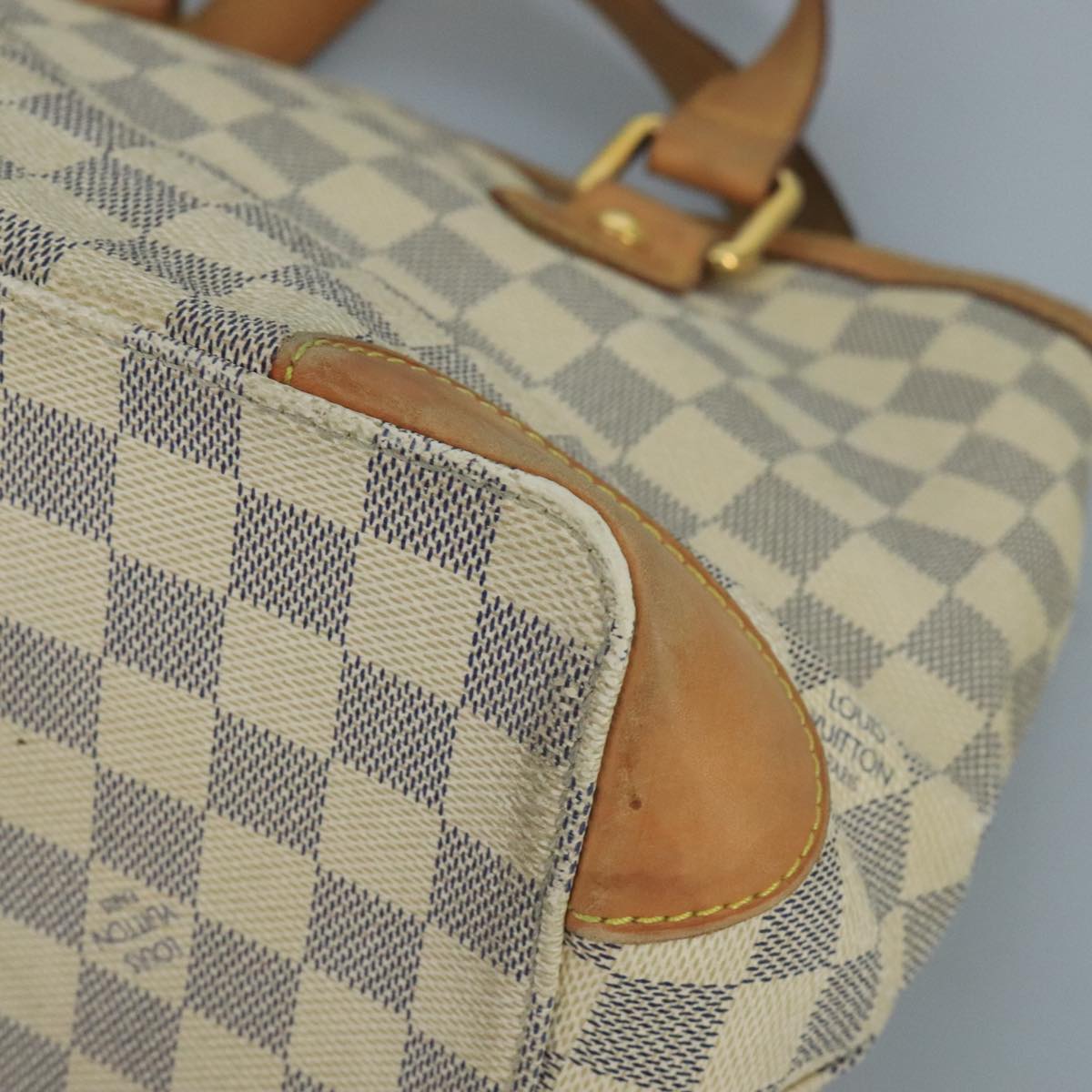 LOUIS VUITTON Damier Azur Hampstead PM Tote Bag N51207 LV bs21697