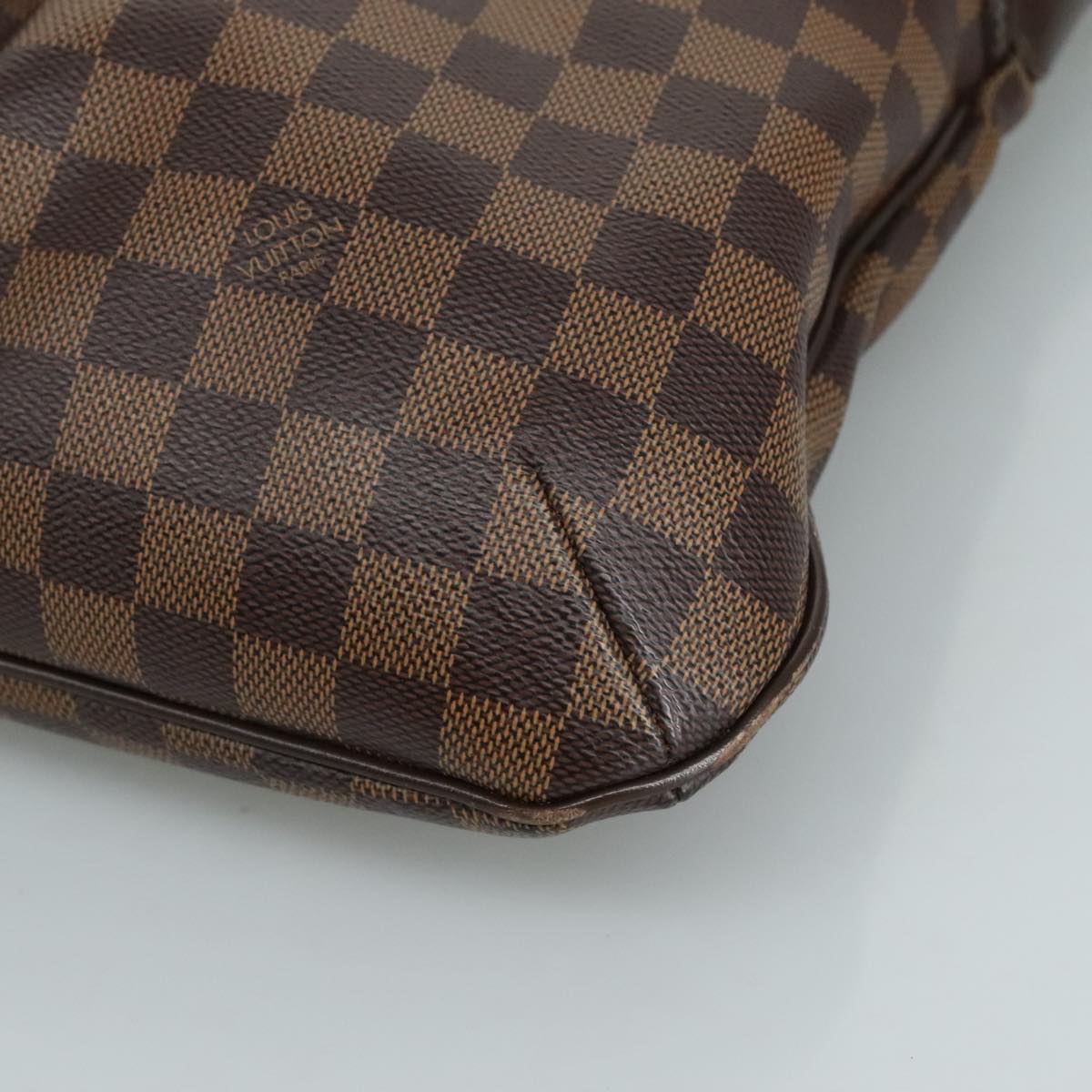 LOUIS VUITTON Damier Ebene Bloomsbury PM Shoulder Bag N42251 LV bs21702