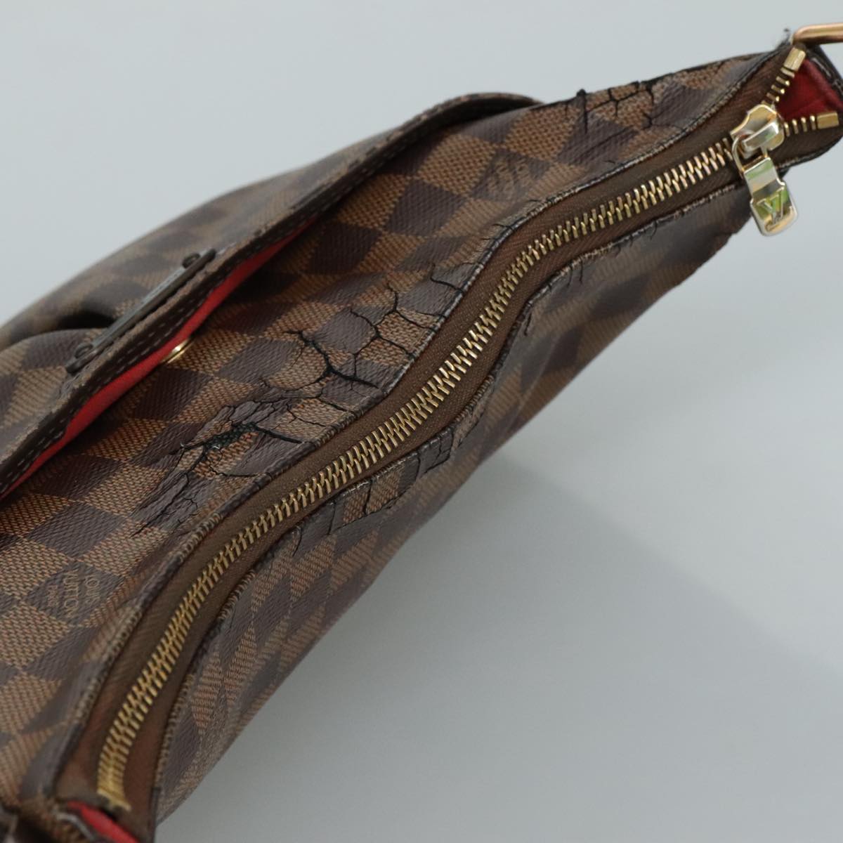 LOUIS VUITTON Damier Ebene Bloomsbury PM Shoulder Bag N42251 LV bs21702