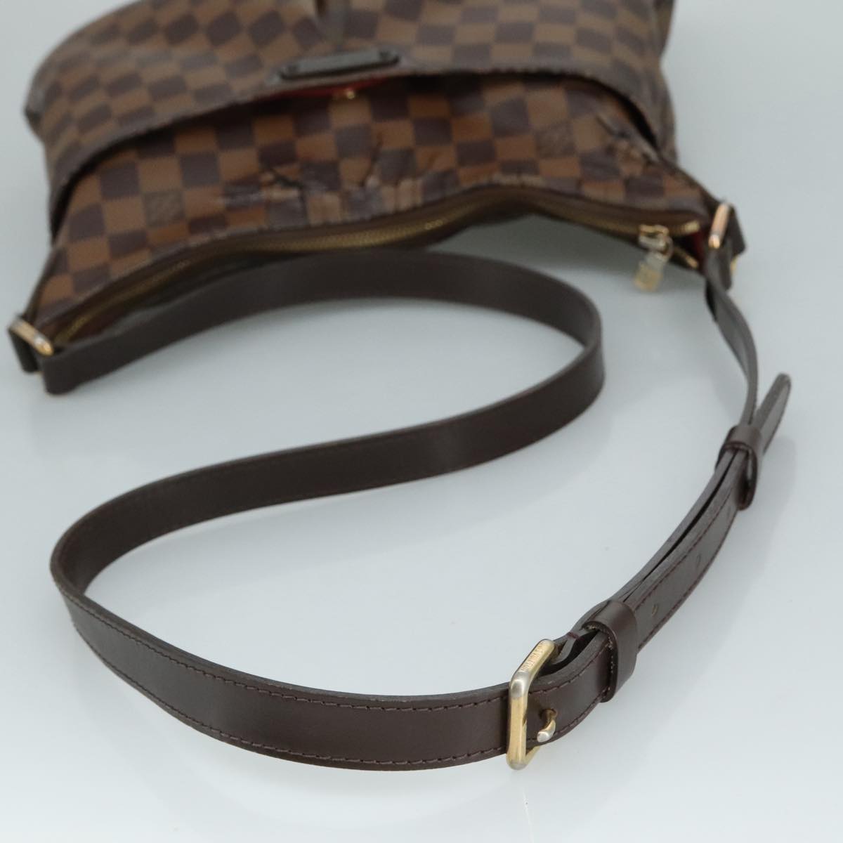 LOUIS VUITTON Damier Ebene Bloomsbury PM Shoulder Bag N42251 LV bs21702
