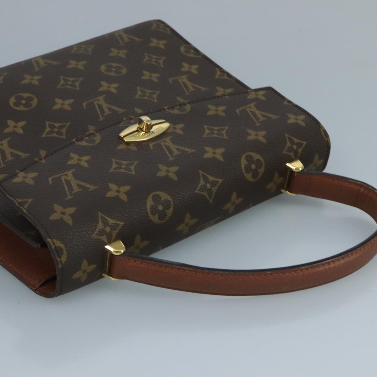 LOUIS VUITTON Monogram Malesherbes Hand Bag M51379 LV bs21737