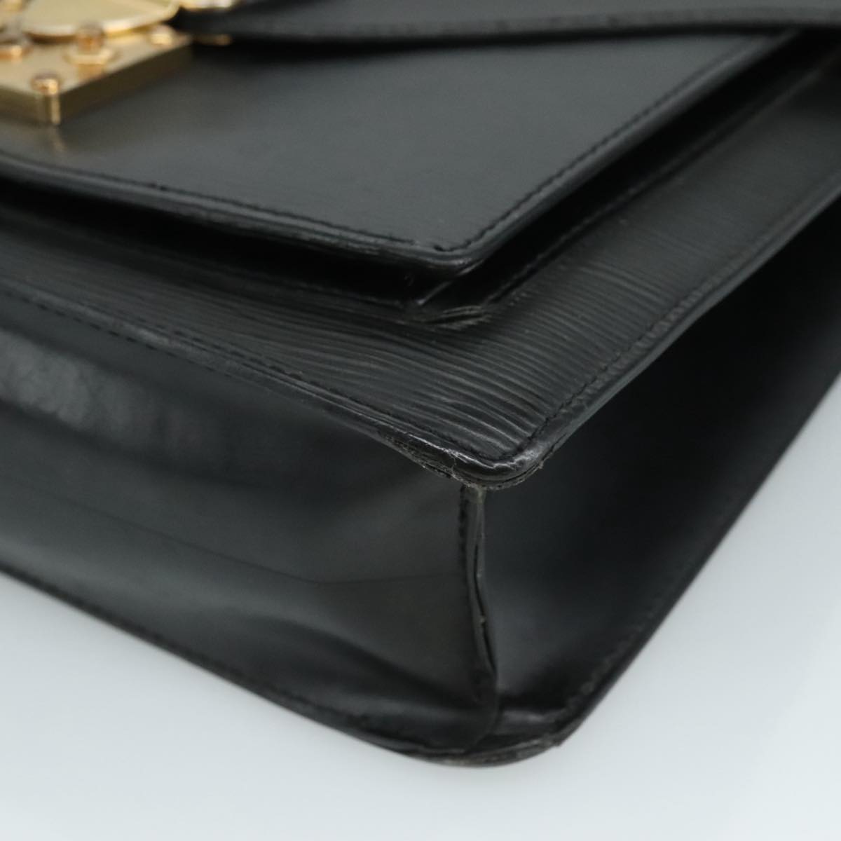 LOUIS VUITTON Epi Monceau 28 Hand Bag Black M52122 LV bs21765