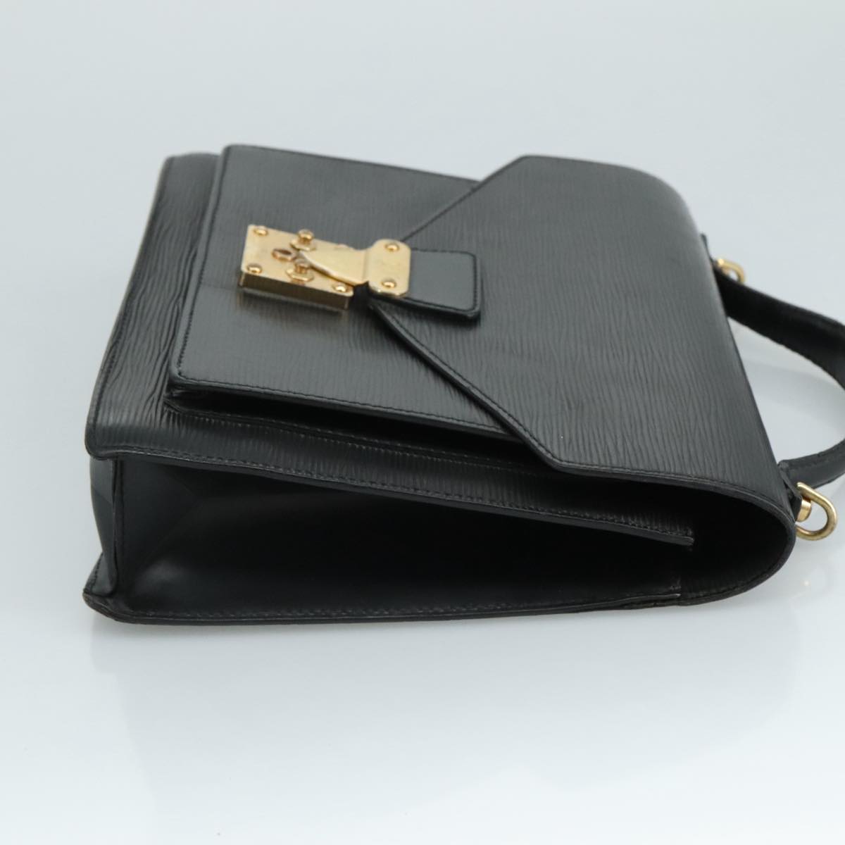 LOUIS VUITTON Epi Monceau 28 Hand Bag Black M52122 LV bs21765