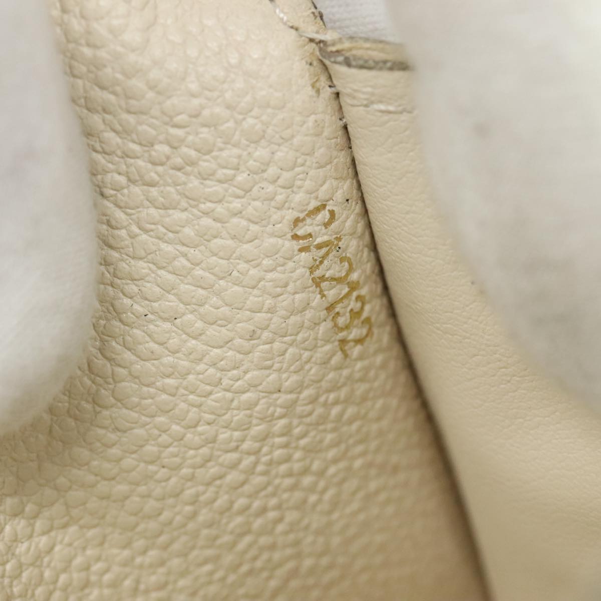 LOUIS VUITTON Empreinte Portefeuille Curieuse Wallet White M60301 bs21775