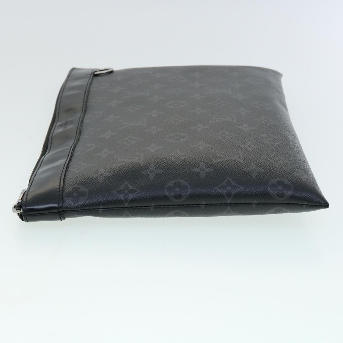 LOUIS VUITTON Monogram Eclipse Pochette Discovery Clutch Bag M62291 bs2259