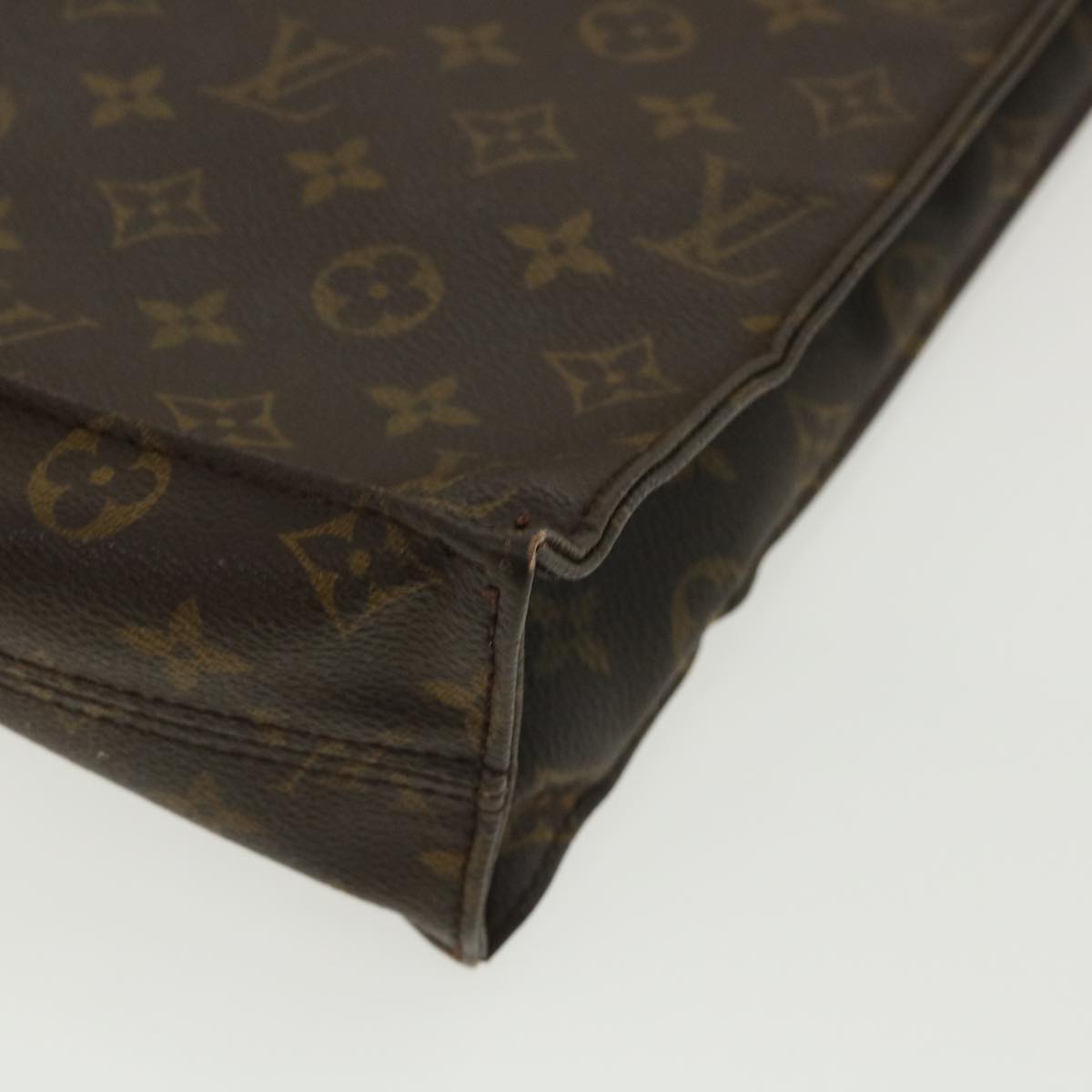 LOUIS VUITTON Monogram Sac Plat Hand Bag M51140 LV bs2333