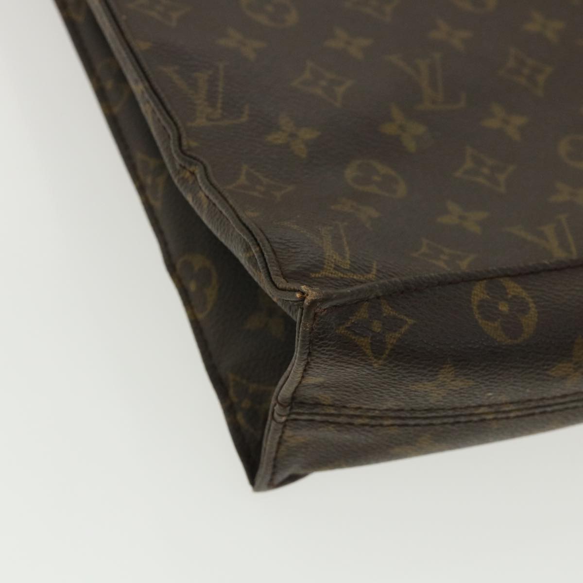 LOUIS VUITTON Monogram Sac Plat Hand Bag M51140 LV bs2333