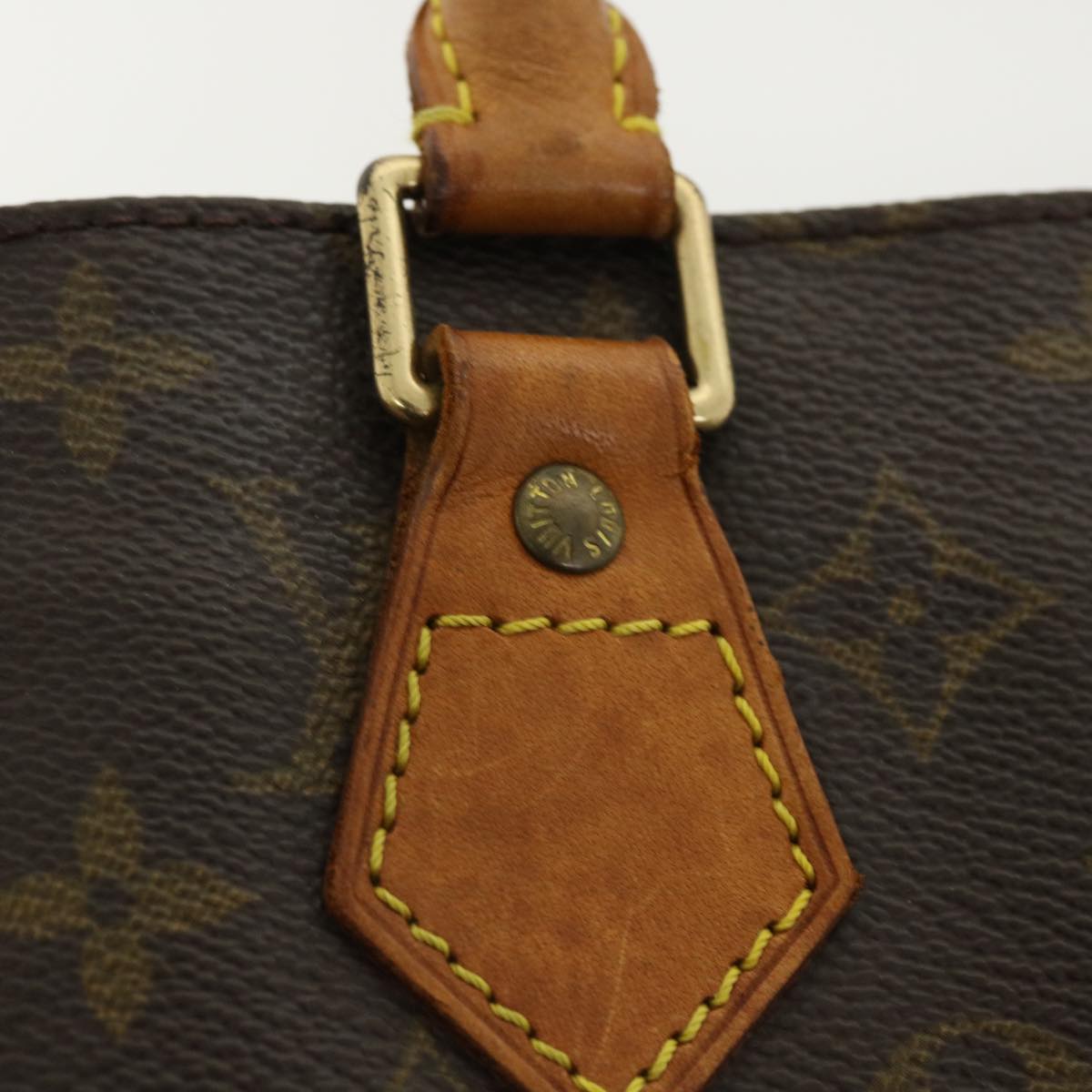 LOUIS VUITTON Monogram Sac Plat Hand Bag M51140 LV bs2333