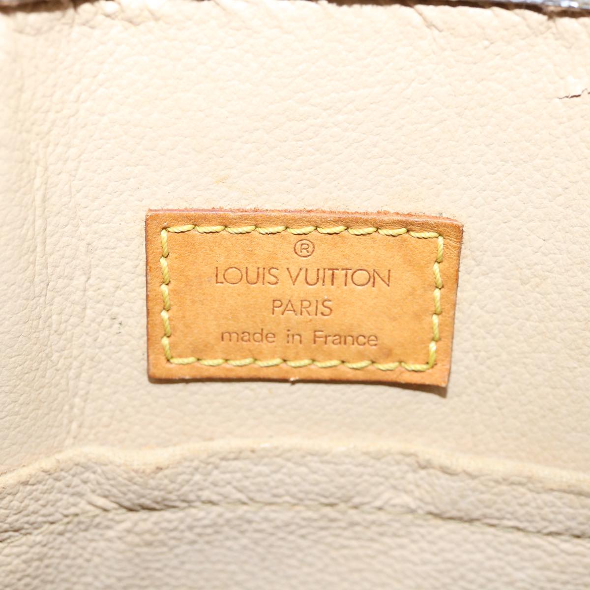 LOUIS VUITTON Monogram Sac Plat Hand Bag M51140 LV bs2333