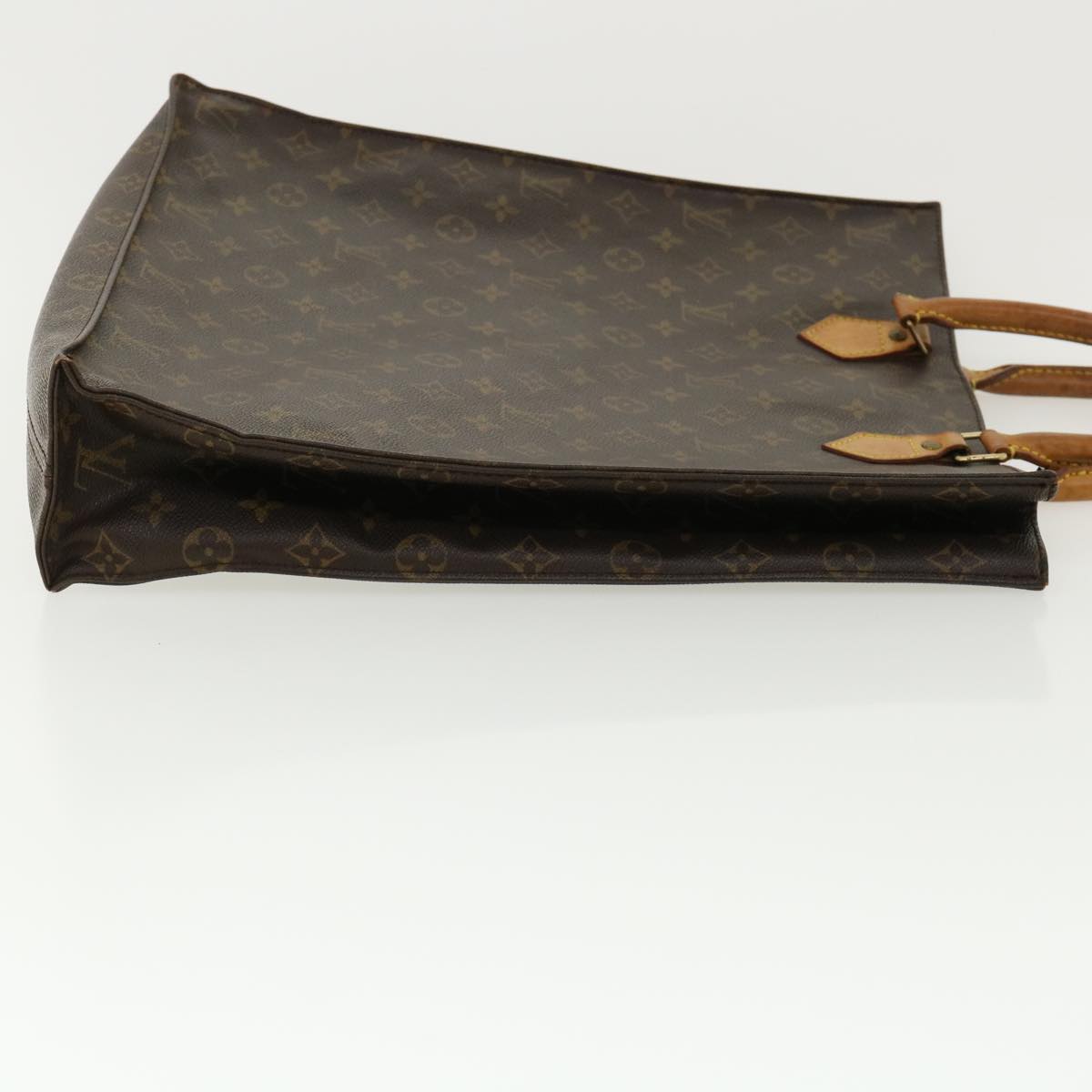 LOUIS VUITTON Monogram Sac Plat Hand Bag M51140 LV bs2333