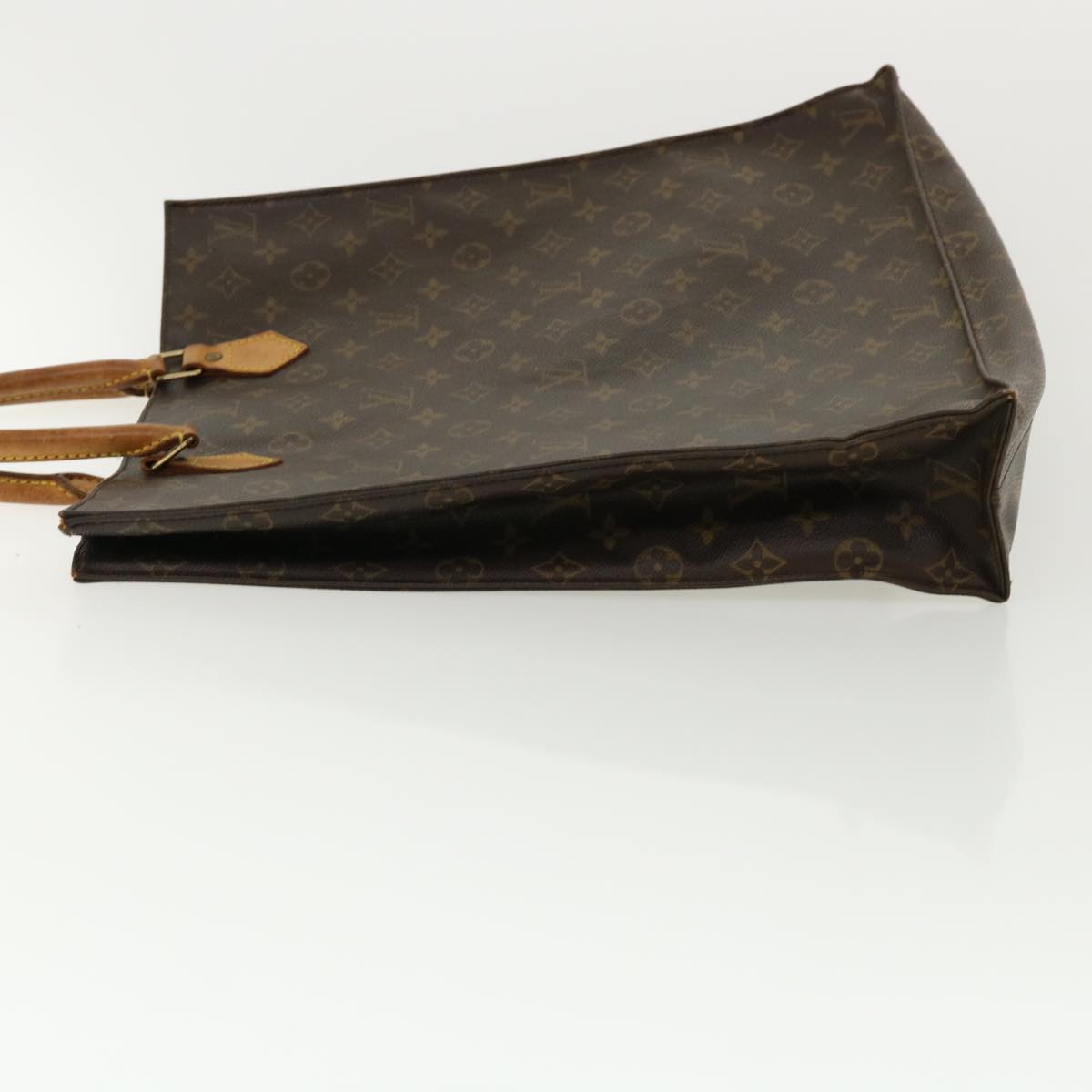 LOUIS VUITTON Monogram Sac Plat Hand Bag M51140 LV bs2333