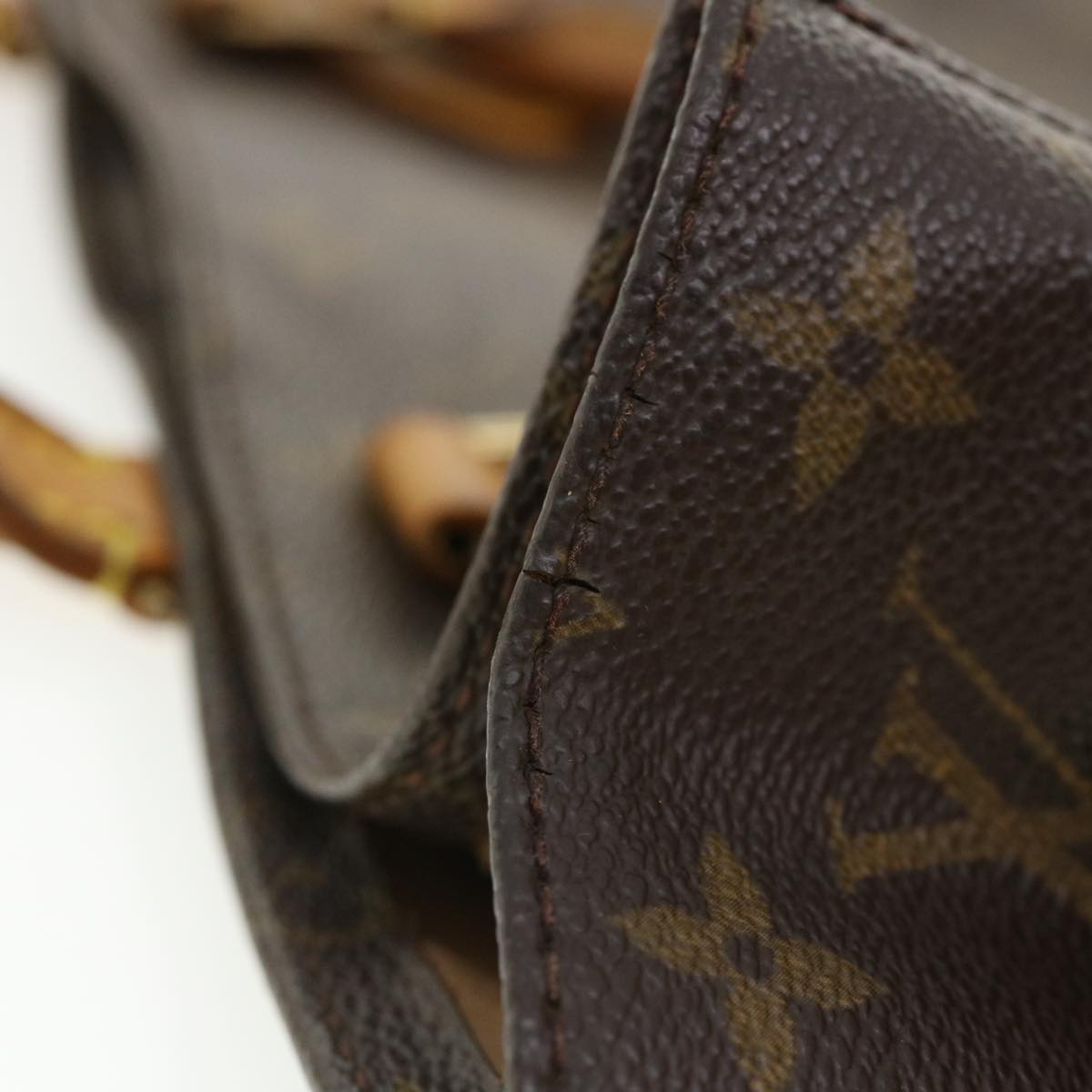 LOUIS VUITTON Monogram Sac Plat Hand Bag M51140 LV bs2333