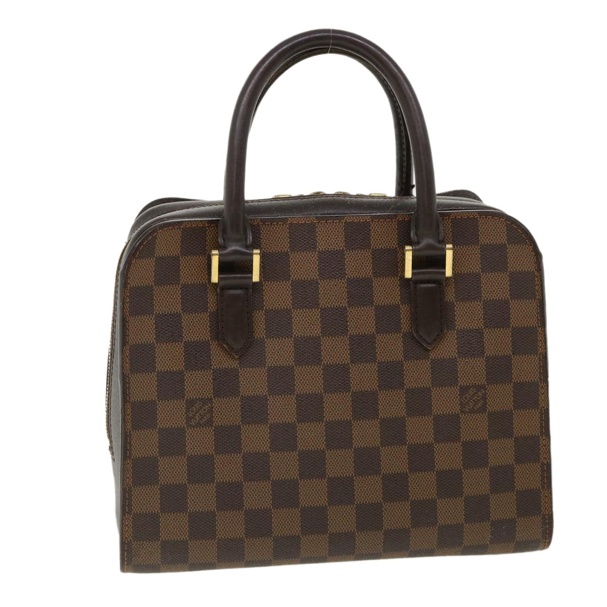 LOUIS VUITTON Damier Ebene Triana Hand Bag N51155 LV bs2357