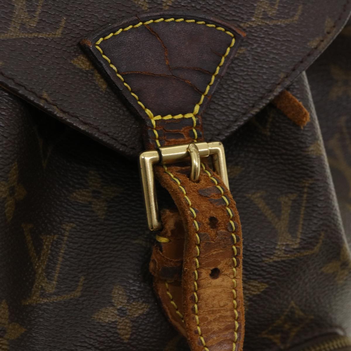 LOUIS VUITTON Monogram Montsouris MM Backpack M51136 LV bs2417