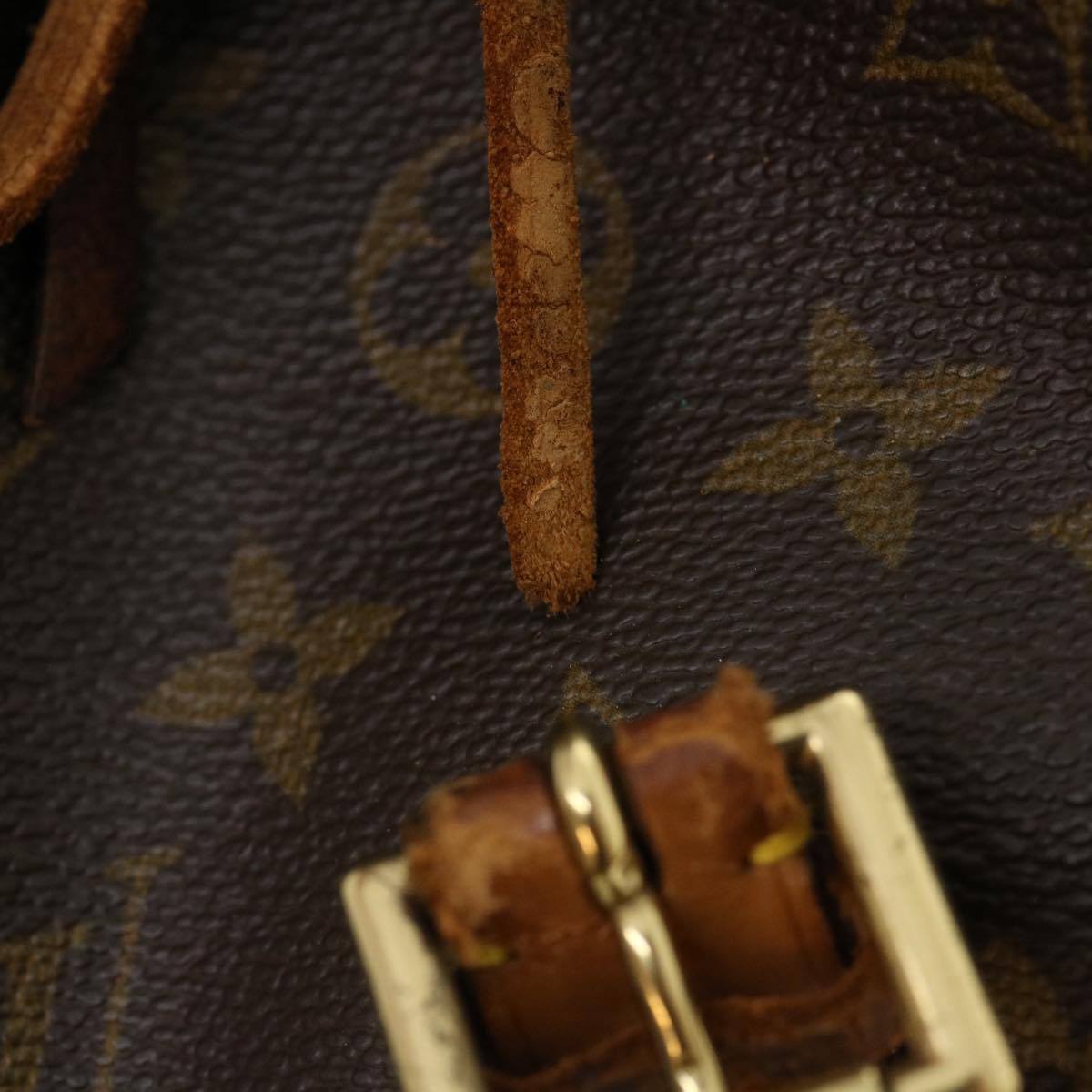 LOUIS VUITTON Monogram Montsouris MM Backpack M51136 LV bs2417