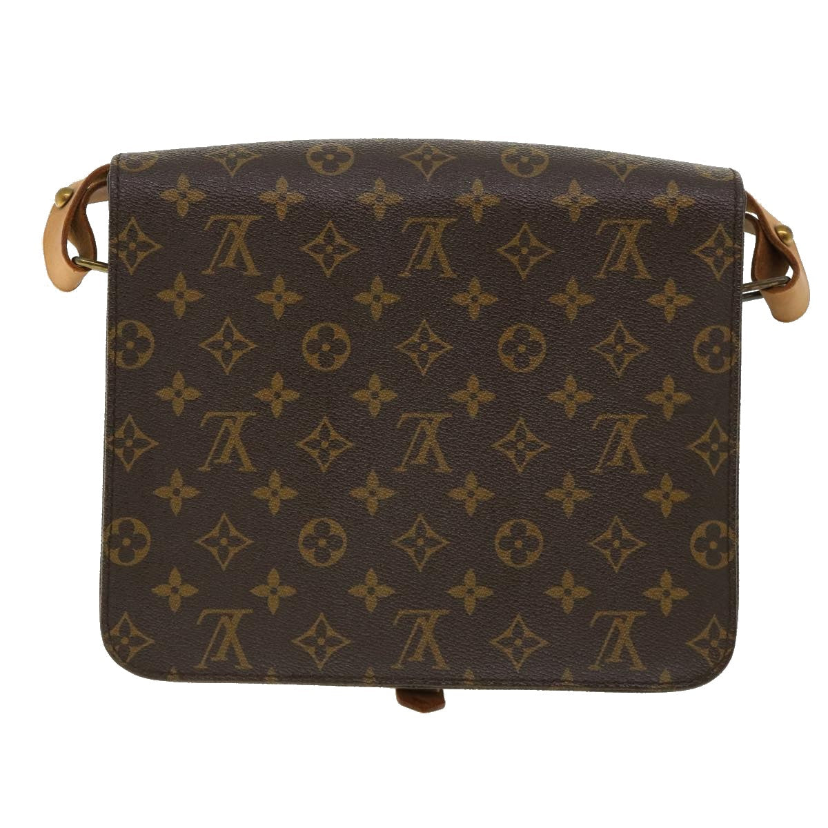 LOUIS VUITTON Monogram Cartouchiere GM Shoulder Bag L027 LV bs2593