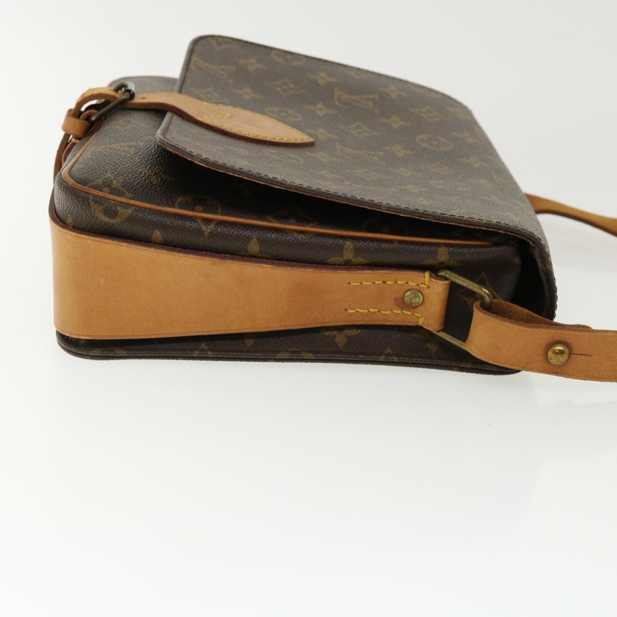 LOUIS VUITTON Monogram Cartouchiere GM Shoulder Bag L027 LV bs2593
