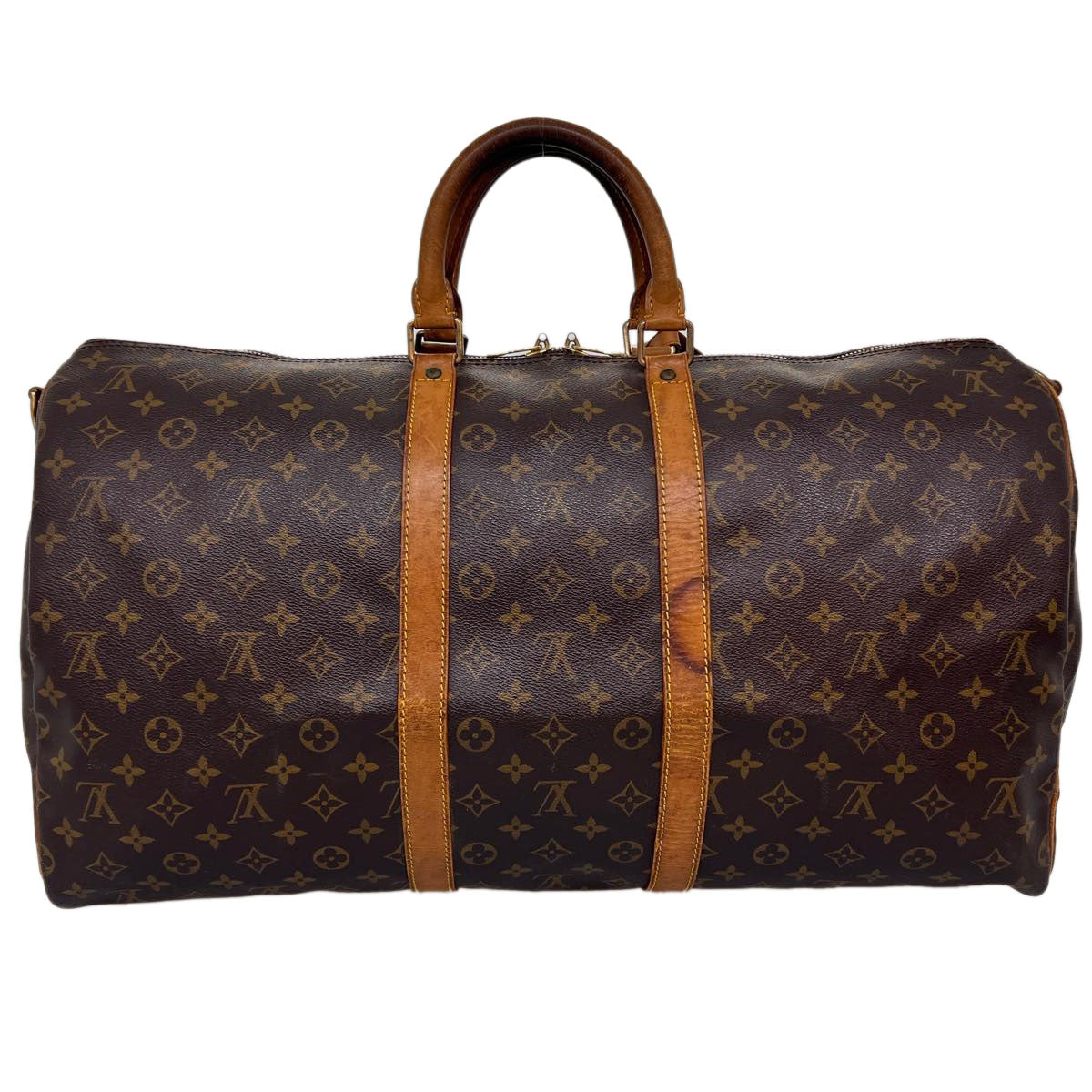 LOUIS VUITTON Monogram Keepall Bandouliere 55 Boston Bag M41414 LV bs2627