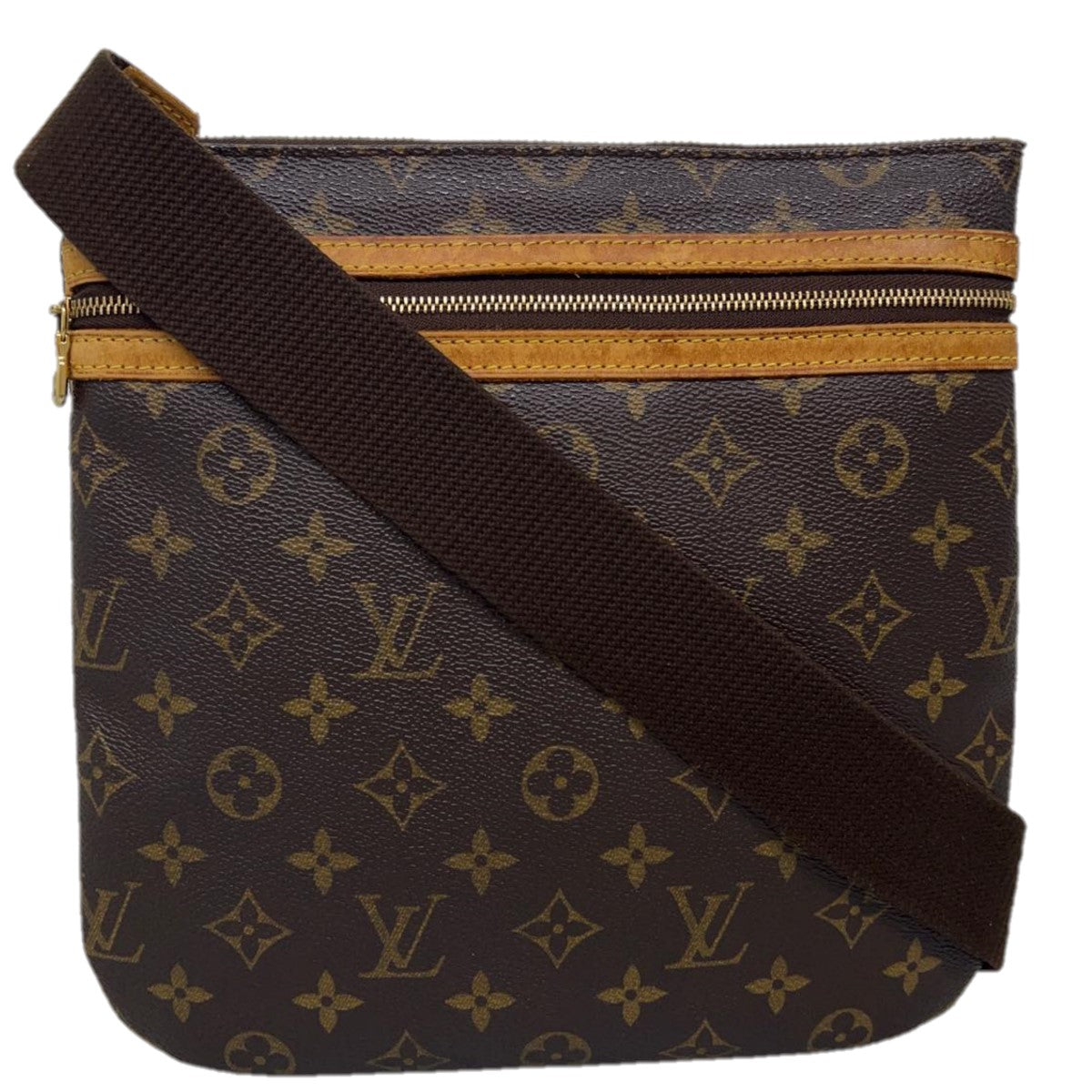 LOUIS VUITTON Monogram Pochette Bosphore Shoulder Bag M40044 LV bs2655