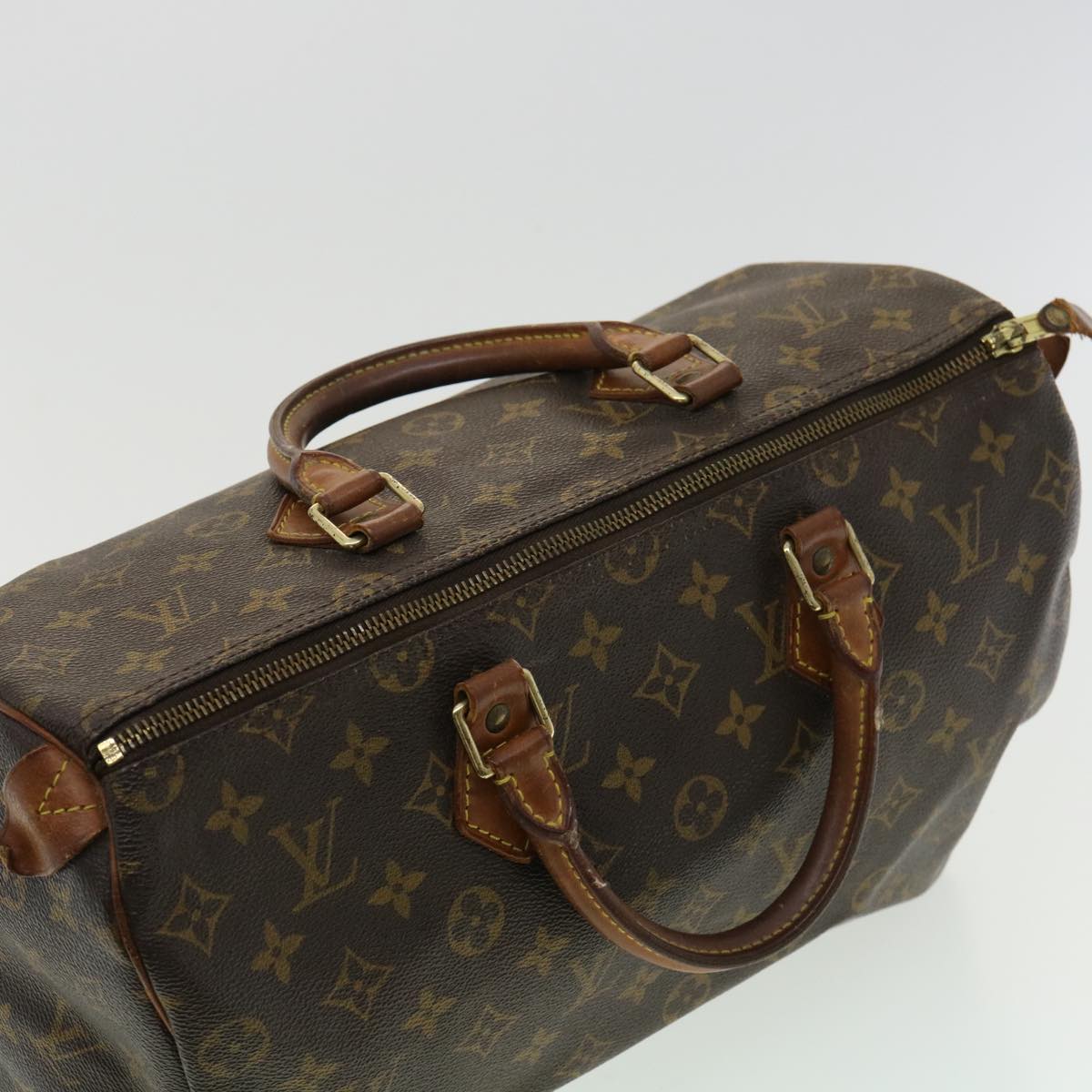 LOUIS VUITTON Monogram Speedy 35 Hand Bag M41524 LV bs2732