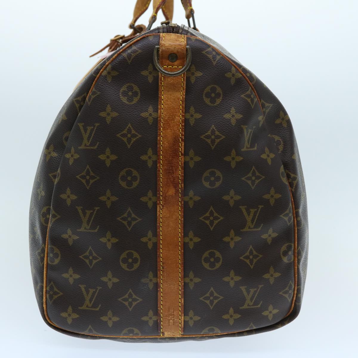 LOUIS VUITTON Monogram Keepall Bandouliere 55 Boston Bag M41414 LV bs3098