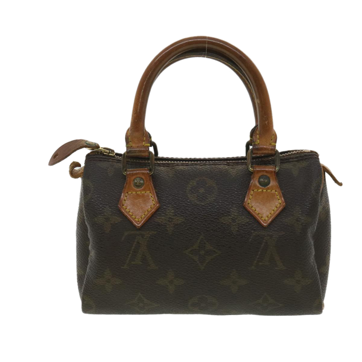LOUIS VUITTON Monogram Mini Speedy Hand Bag M41534 LV bs3520