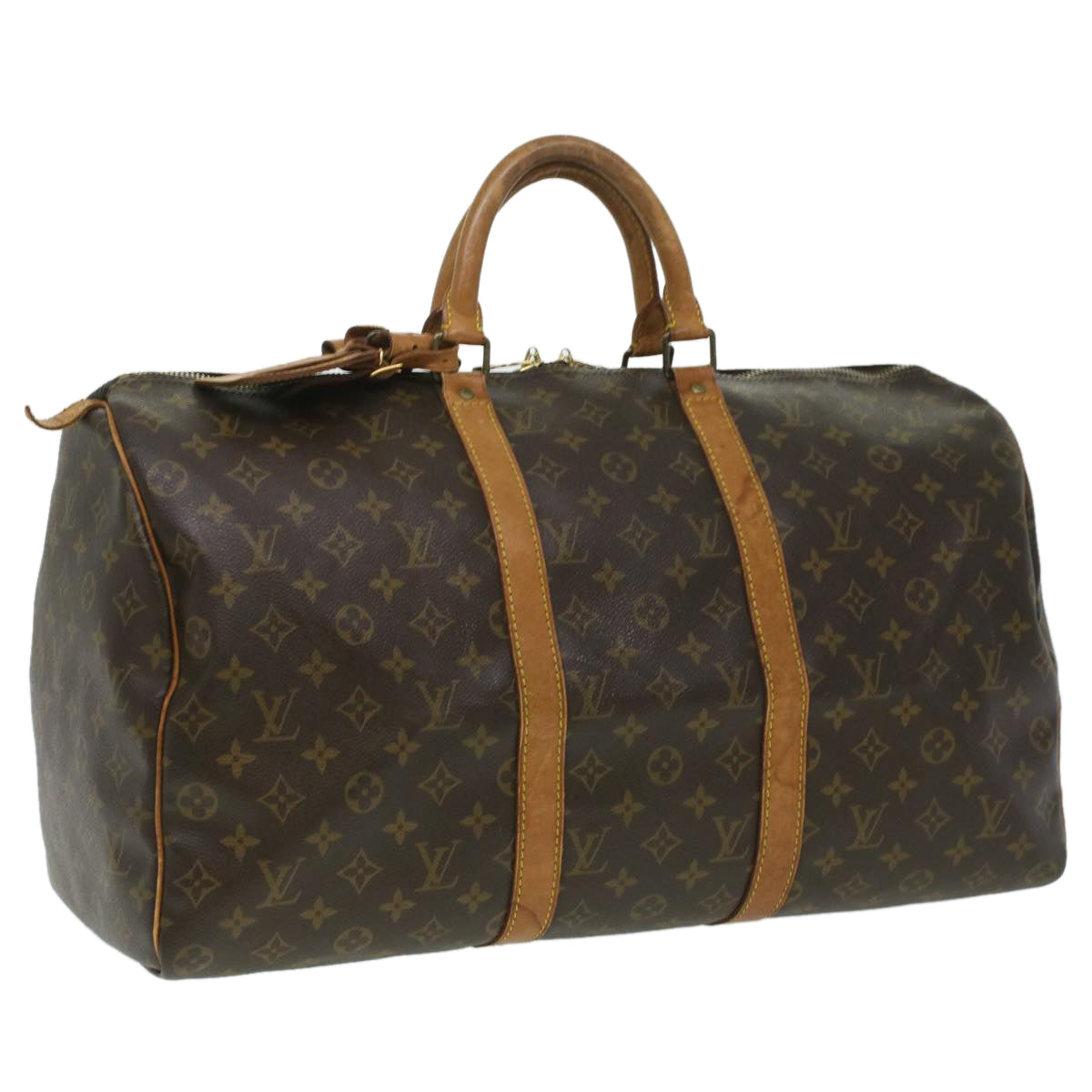 LOUIS VUITTON Monogram Keepall 50 Boston Bag M41426 LV bs3537