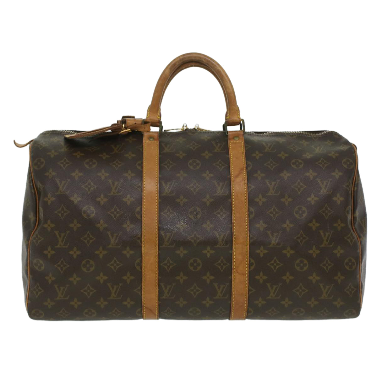 LOUIS VUITTON Monogram Keepall 50 Boston Bag M41426 LV bs3537