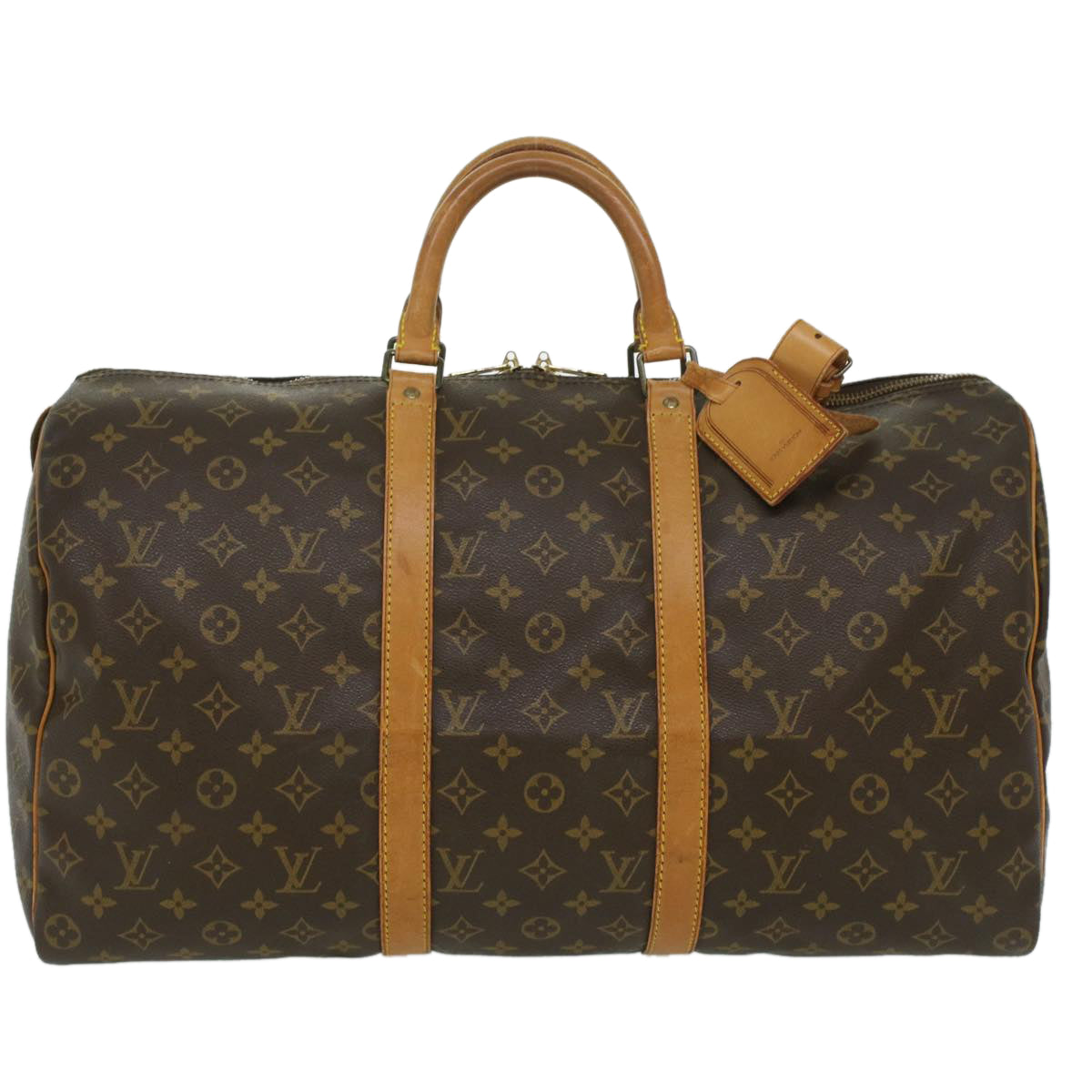 LOUIS VUITTON Monogram Keepall 50 Boston Bag M41426 LV bs3538