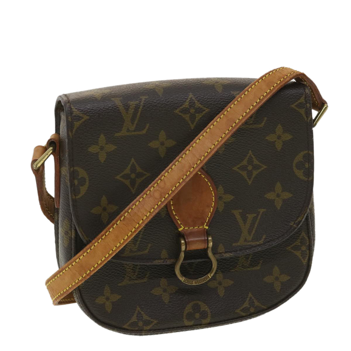 LOUIS VUITTON Monogram Saint Cloud PM Shoulder Bag M51244 LV bs3576