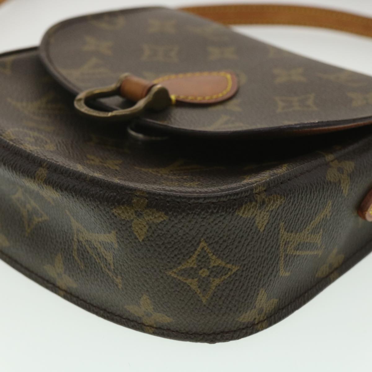 LOUIS VUITTON Monogram Saint Cloud PM Shoulder Bag M51244 LV bs3576