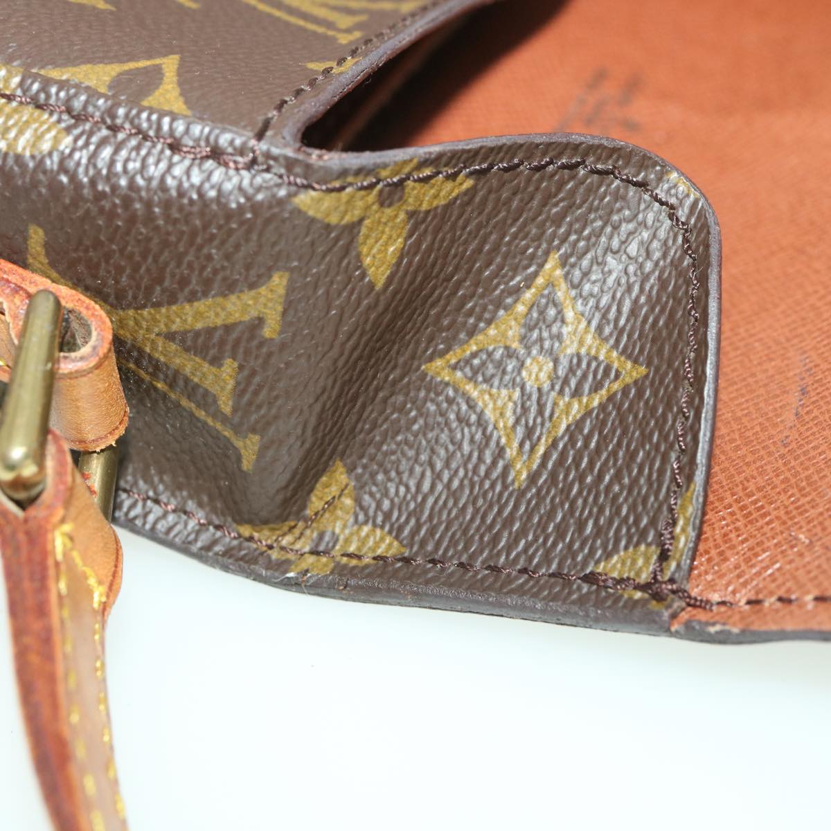 LOUIS VUITTON Monogram Saint Cloud PM Shoulder Bag M51244 LV bs3576