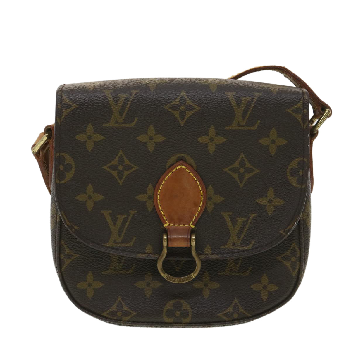 LOUIS VUITTON Monogram Saint Cloud PM Shoulder Bag M51244 LV bs3576