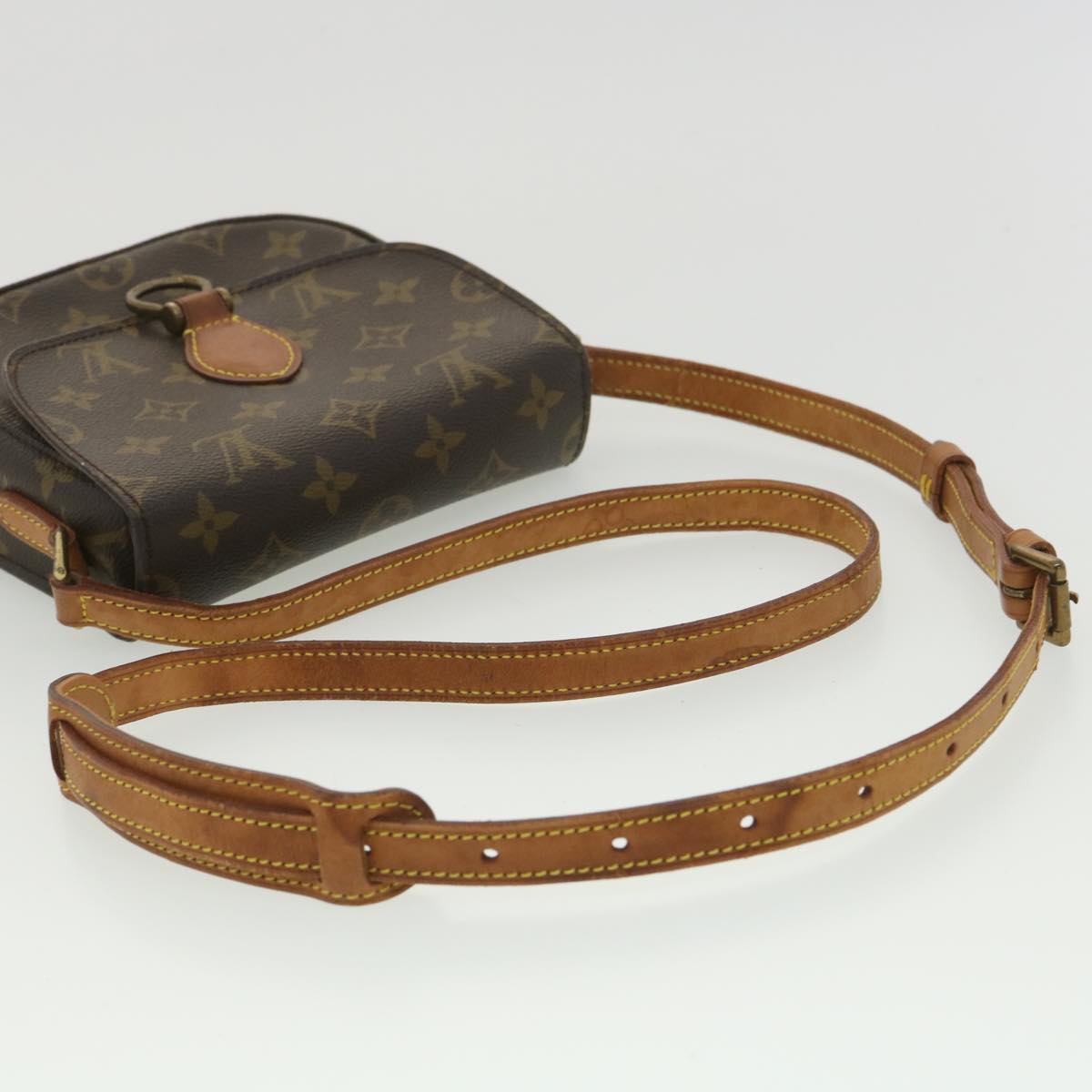 LOUIS VUITTON Monogram Saint Cloud PM Shoulder Bag M51244 LV bs3576
