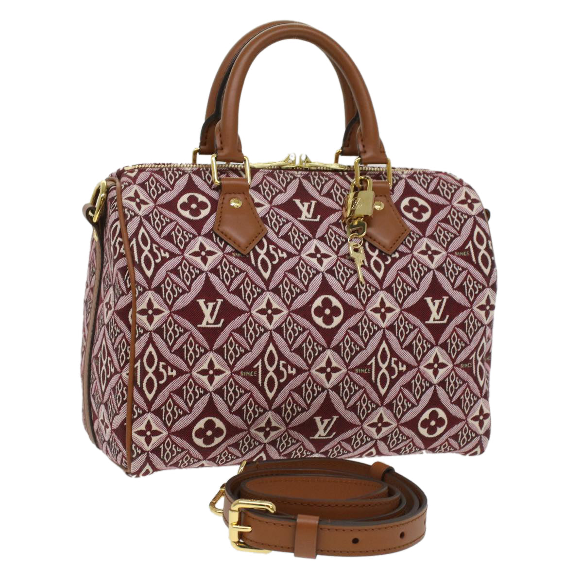 LOUIS VUITTON Jaguar Bandouliere 25 Hand Bag Since 1854 Bordeaux M57231 bs3638A