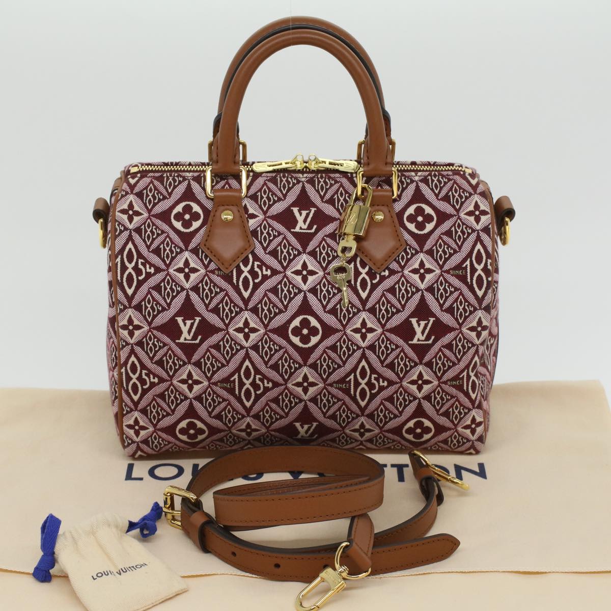LOUIS VUITTON Jaguar Bandouliere 25 Hand Bag Since 1854 Bordeaux M57231 bs3638A