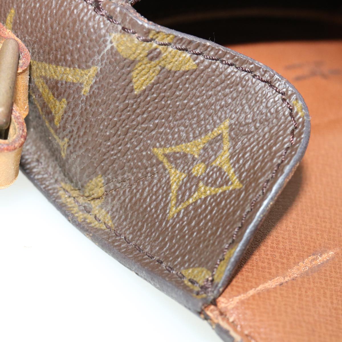 LOUIS VUITTON Monogram Saint Cloud PM Shoulder Bag Vintage M51244 LV bs3664