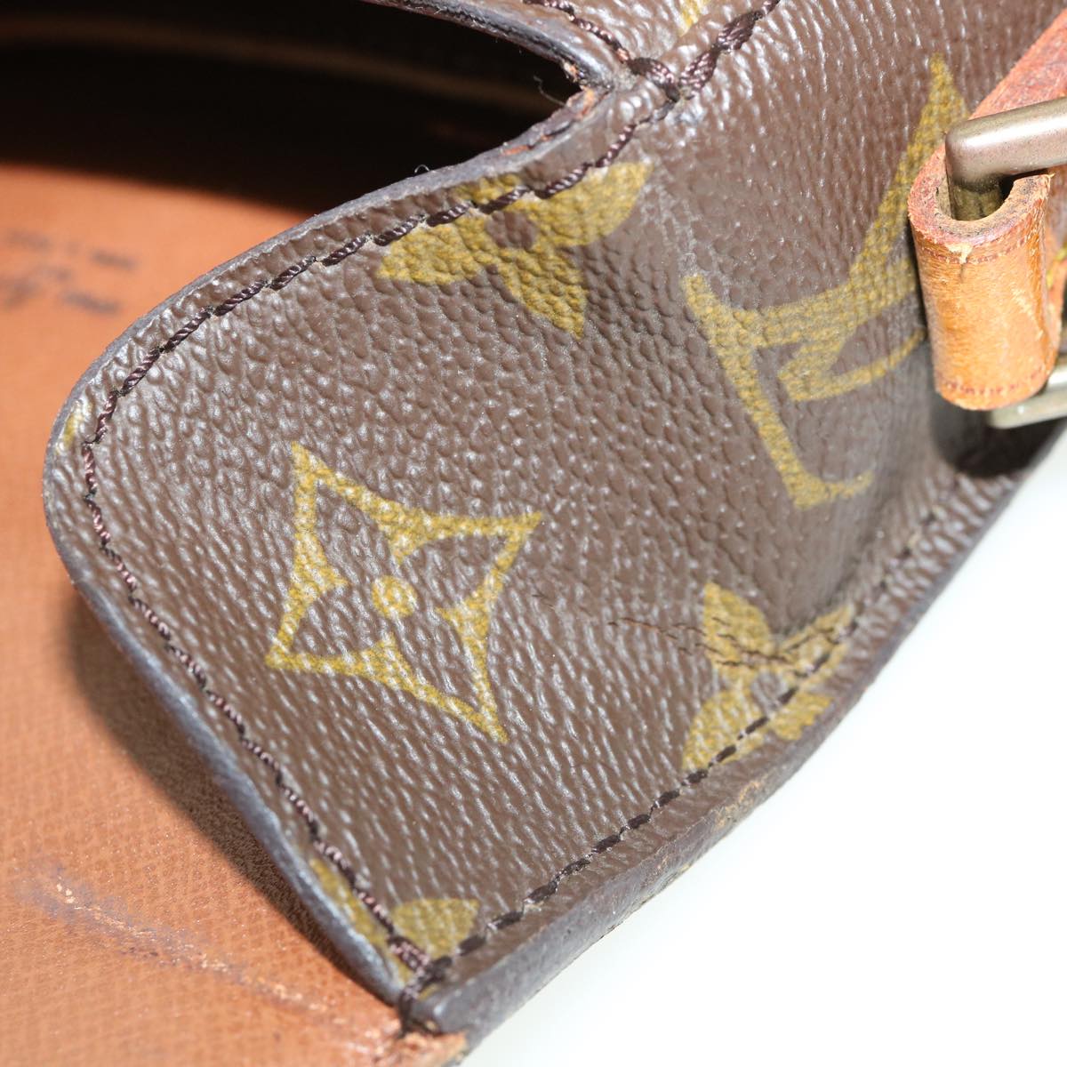 LOUIS VUITTON Monogram Saint Cloud PM Shoulder Bag Vintage M51244 LV bs3664