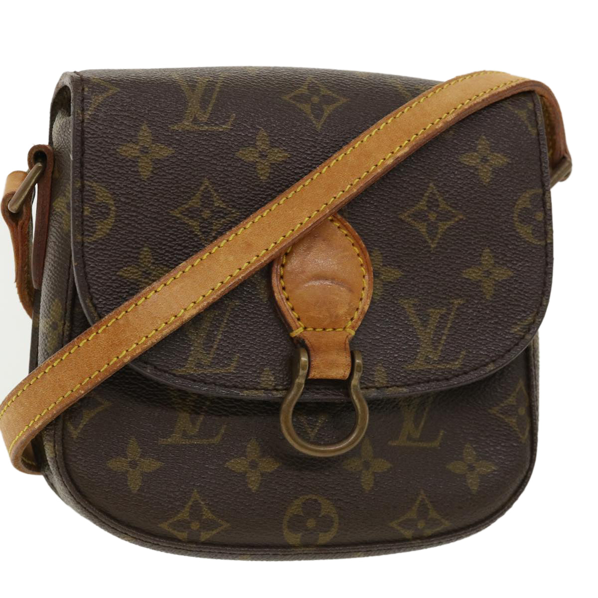 LOUIS VUITTON Monogram Saint Cloud PM Shoulder Bag Vintage M51244 LV bs3664