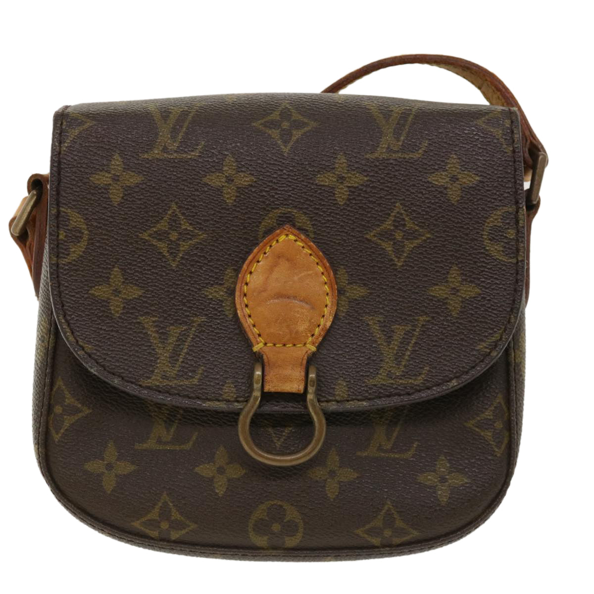 LOUIS VUITTON Monogram Saint Cloud PM Shoulder Bag Vintage M51244 LV bs3664