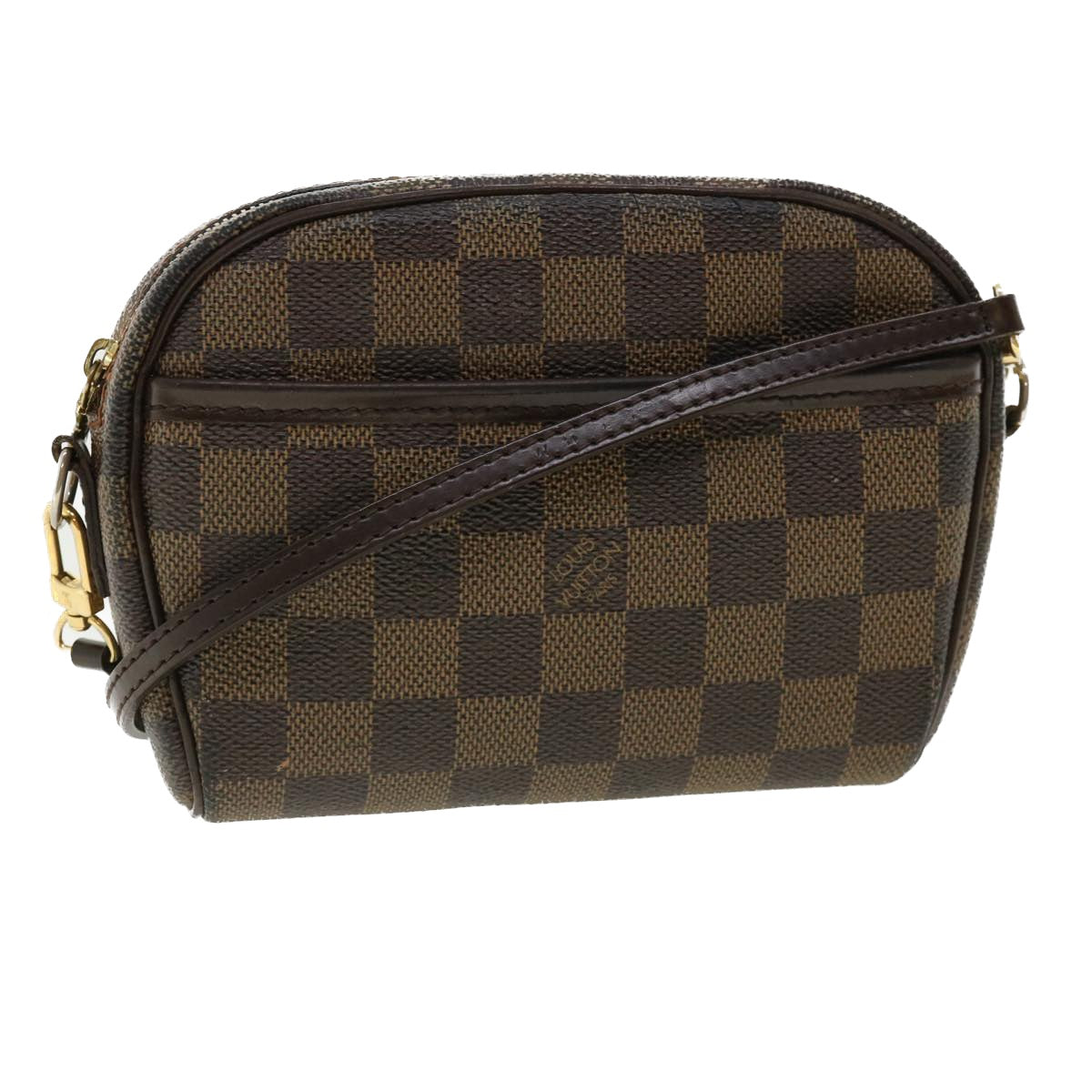 LOUIS VUITTON Damier Ebene Pochette Ipanema Shoulder Bag N51296 LV bs3684