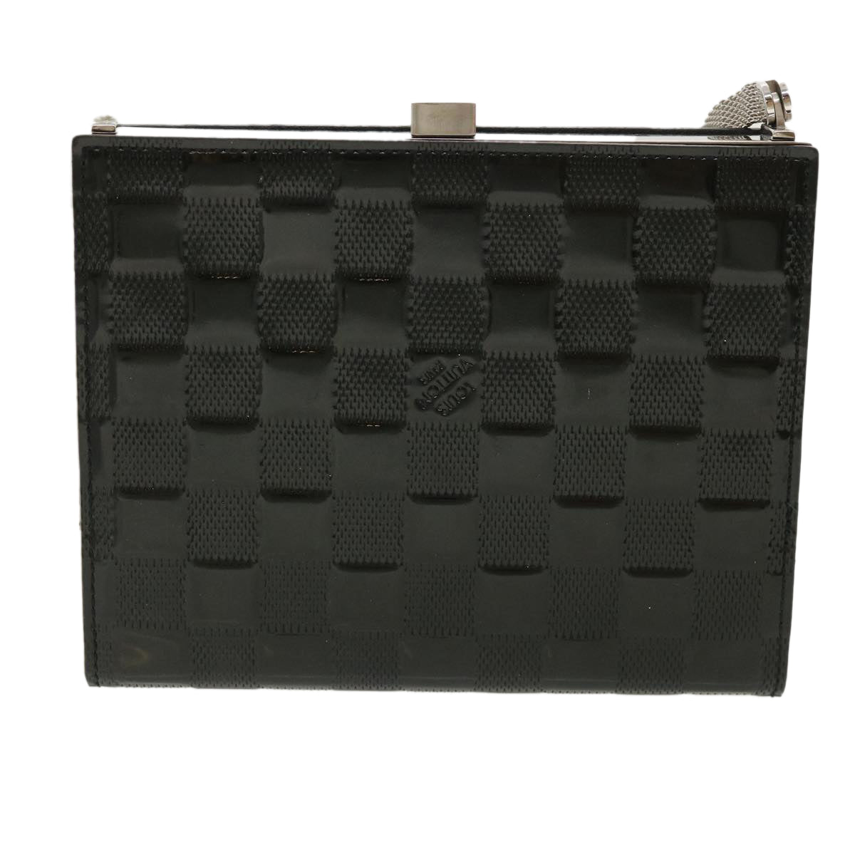 LOUIS VUITTON Damier Vernis Ange MM Hand Bag Black M92106 LV bs3726