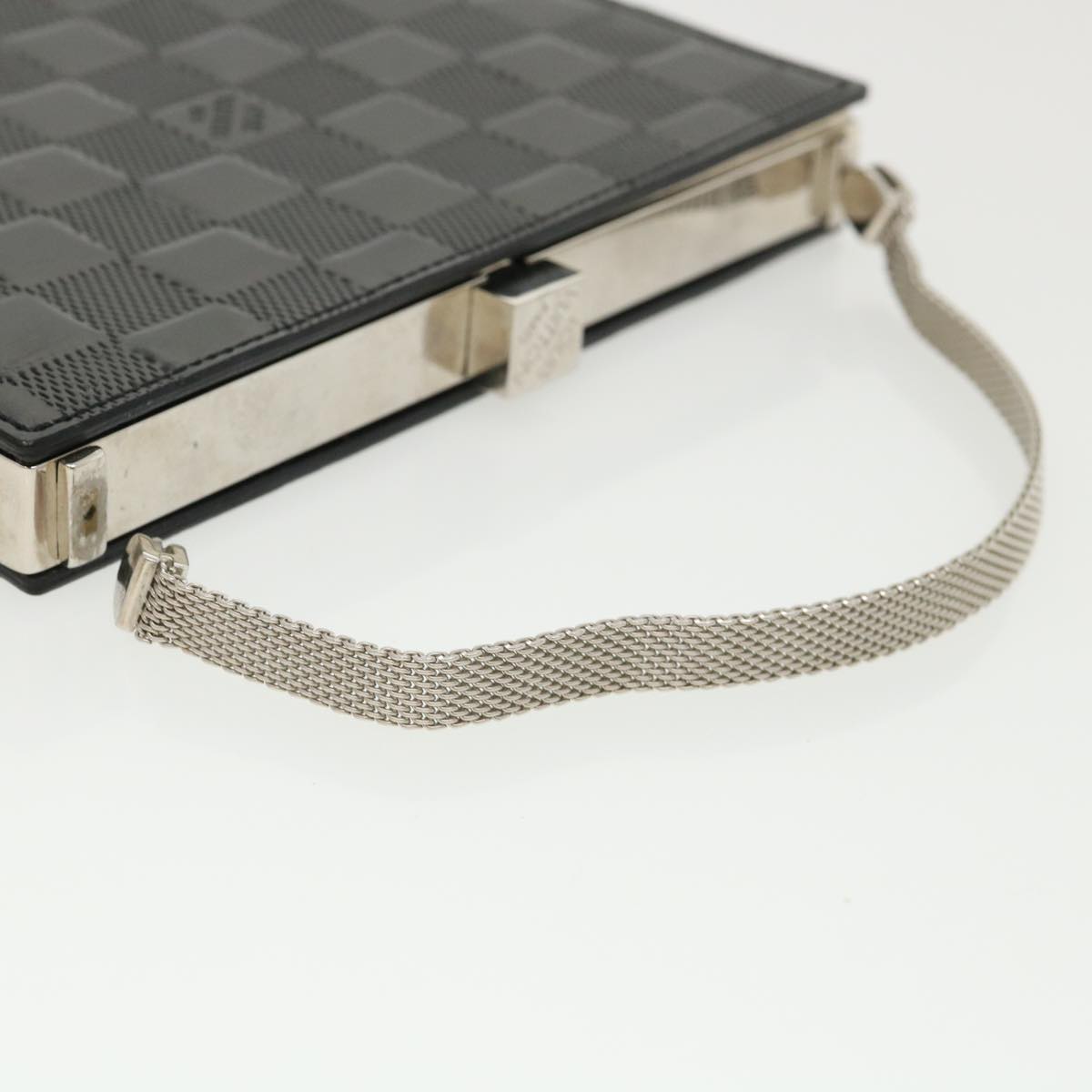 LOUIS VUITTON Damier Vernis Ange MM Hand Bag Black M92106 LV bs3726