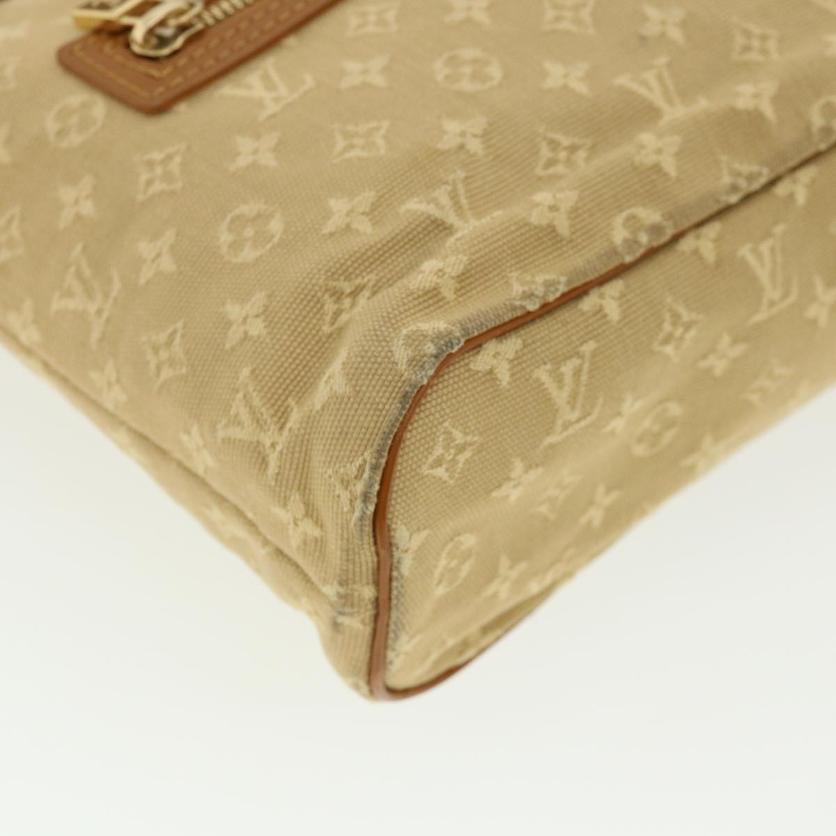 LOUIS VUITTON Monogram Mini Lucille PM Hand Bag Beige M92684 LV bs3768