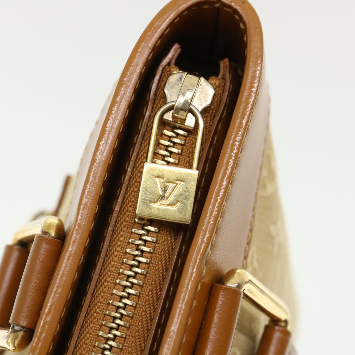 LOUIS VUITTON Monogram Mini Lucille PM Hand Bag Beige M92684 LV bs3768