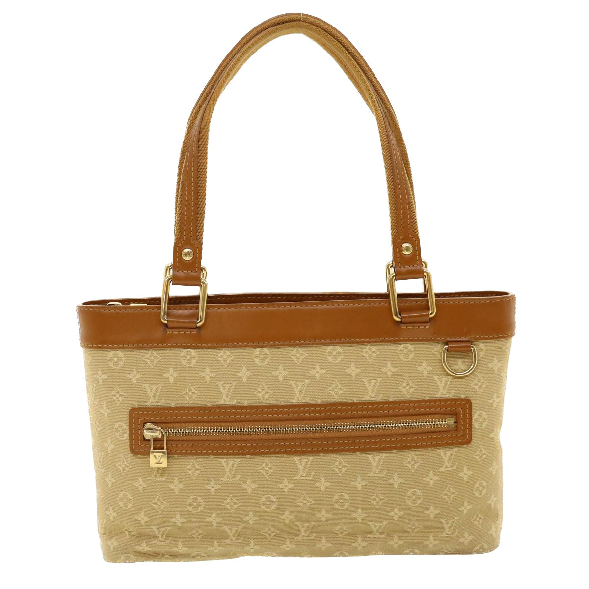 LOUIS VUITTON Monogram Mini Lucille PM Hand Bag Beige M92684 LV bs3768