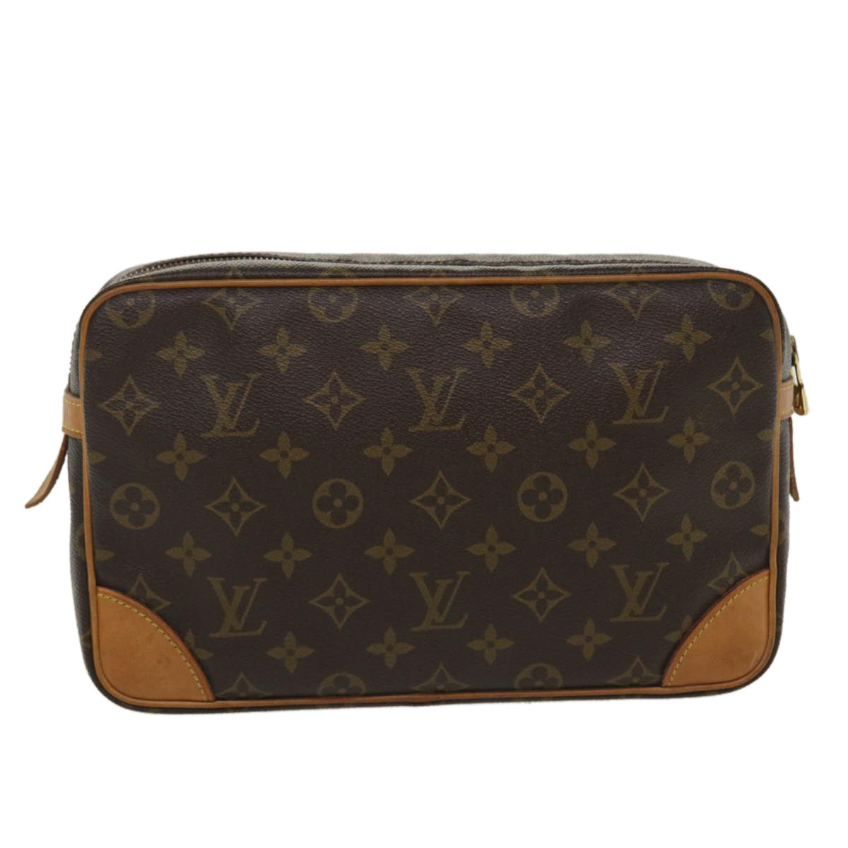LOUIS VUITTON Monogram Compiegne 28 Clutch Bag M51845 LV bs3812