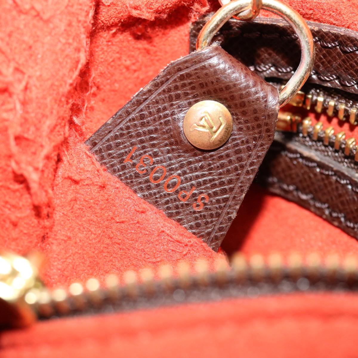 LOUIS VUITTON Damier Ebene Marais Shoulder Bag N42240 LV bs3895