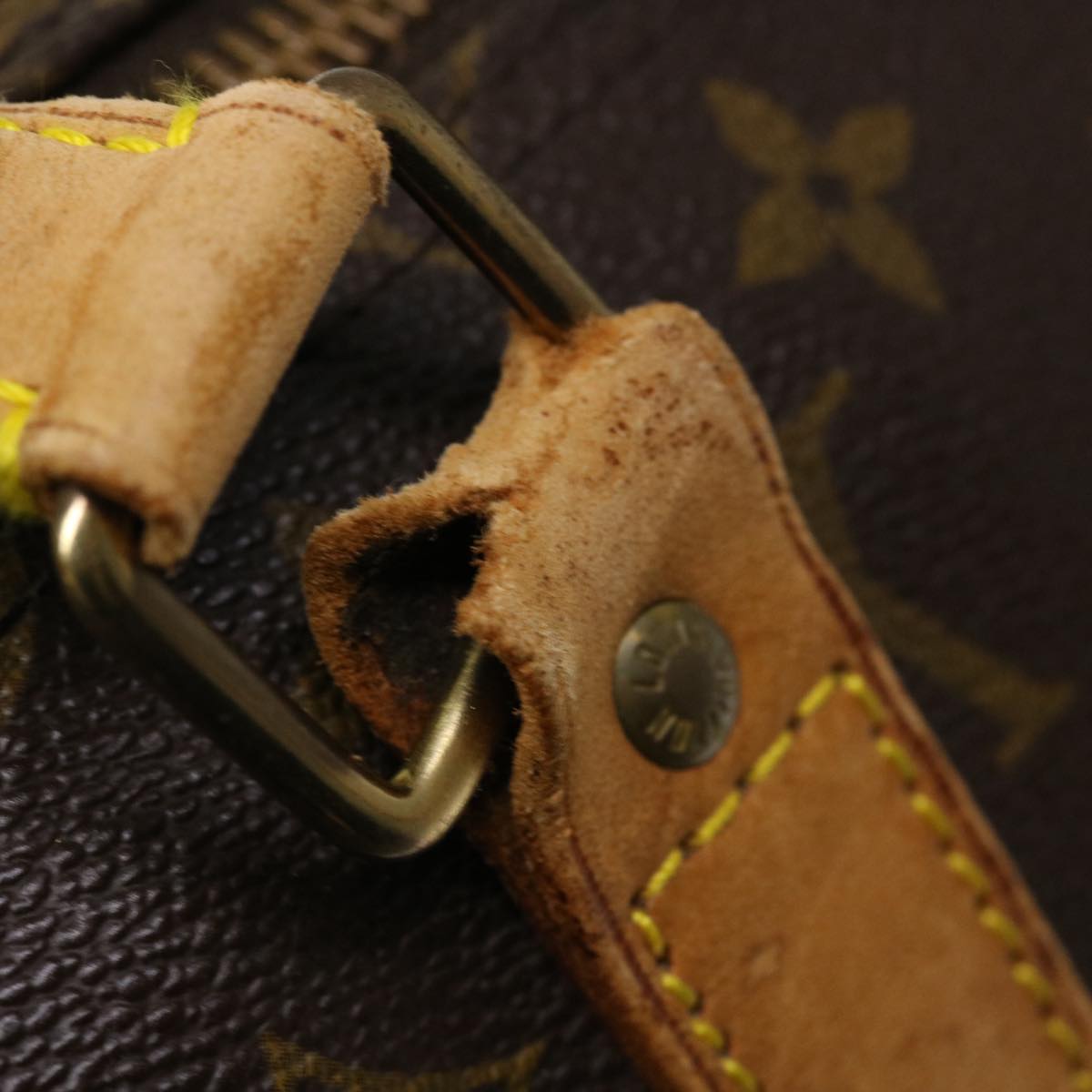 LOUIS VUITTON Monogram Keepall Bandouliere 55 Boston Bag M41414 LV bs3945